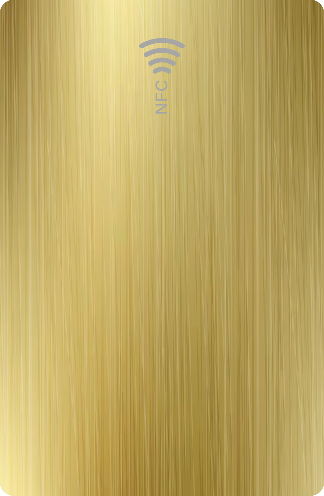 Gold Metal NFC