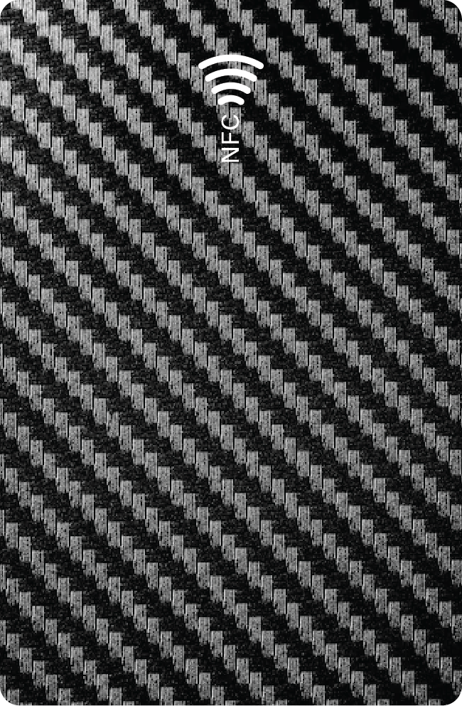Carbon Fiber NFC Digital Business Card