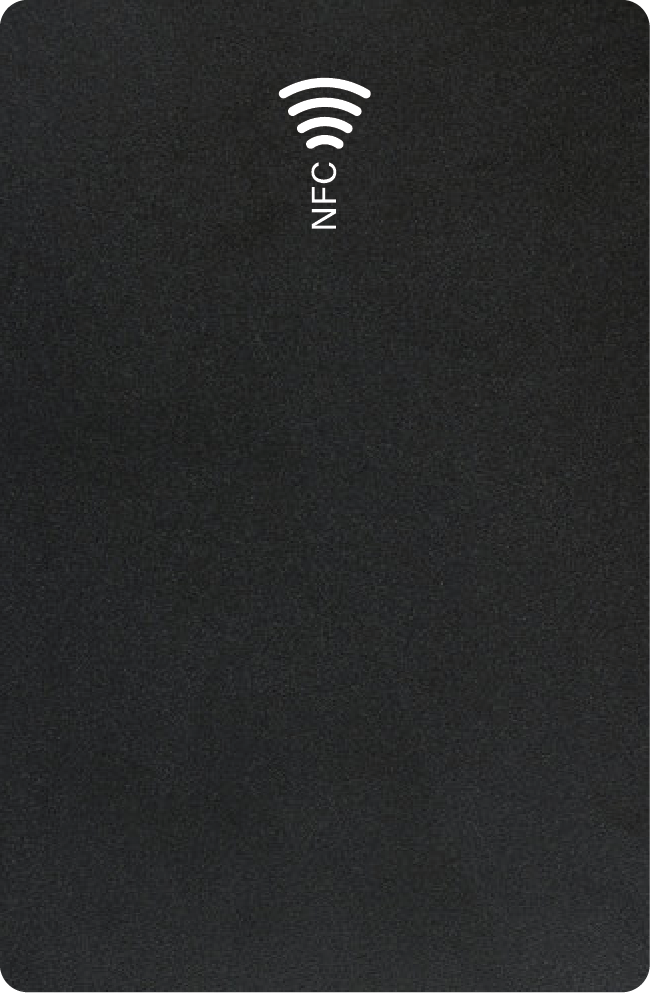 Black Eco Plastic NFC